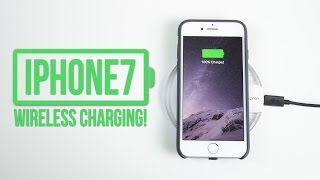 Wireless Charging on iPhone 7  7 Plus [upl. by Yelrahc14]