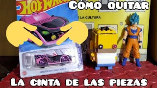 Cómo quitar la fastidiosa cinta en los hotwheels que le ponen los supermercados 😏 hotwheels2024 [upl. by Musihc519]