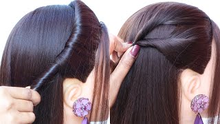 Simply Easy Hairstyle  Quick hairstyle Stylish Hairstyle Hairstyle for girls  hairstyles [upl. by Alyss]