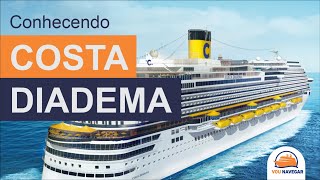 Conhecendo o Costa Diadema  Costa Cruzeiros [upl. by Ylrebnik]