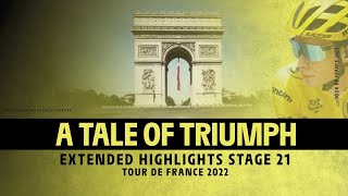 Highlights  Stage 21  TDF2022 [upl. by Auqinot785]