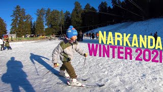 Narkanda Winter 2021  Tourist Places  Himachal Pradesh [upl. by Kwon]