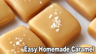 Easy Homemade Caramel  The Carefreekitchen [upl. by Adnalra]