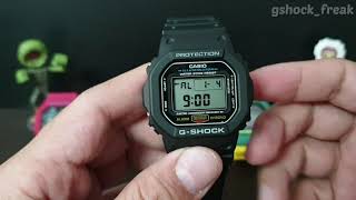 GShock  DW5600e  Tutorial [upl. by Oicnedurp]