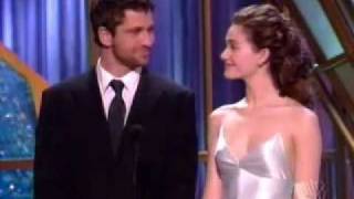 Emmy Rossum amp Gerard Butler at Critics Choice Award 2005 [upl. by Freddy]