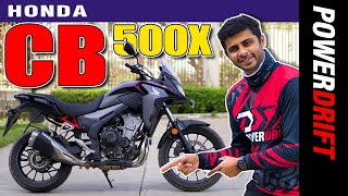 Honda CB500X  First Ride Review  PowerDrift [upl. by Halland]