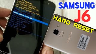 Samsung Galaxy J6 infinity Hard Reset Easy way [upl. by Ymmit]