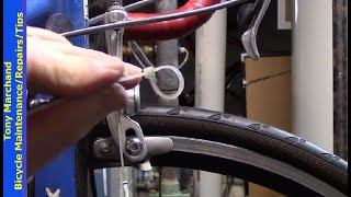 How to Fix Squeaking Squealing Rim Brakes Quick bike brake toein the easy way [upl. by Acimat]