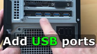 How to add USB ports to your PC Easy step by step guide [upl. by Latsyrk]