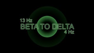 Binaural Beats Sleep Meditation  Move from Beta 13 Hz to Delta 4 Hz Brainwaves in 5 min [upl. by Jonathan]