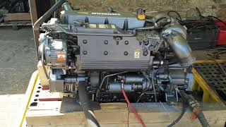 Yanmar 4LHTE 110hp Marine Diesel Engine [upl. by Sy245]