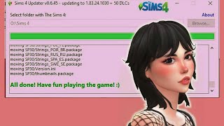 COMO ATUALIZAR E REPARAR SEU THE SIMS 4 COM O UPATER AUTOMÁTICO ANADIUS REPACK [upl. by Ardin]