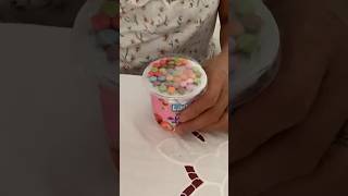 Yogurt with Choco nips shorts new food subscribe cooking [upl. by Aydni64]