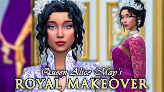 Queen Alice Mays Royal Makeover  The Sims 4 CAS Makeover [upl. by Yseulte212]