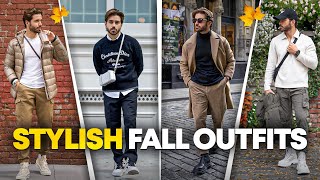 4 Easy Mens Outfits For Fall 🍃 Style Inspo Lookbook 2022 [upl. by Springer]