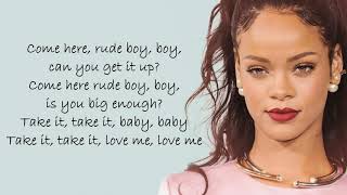 Rihanna  Rude Boy  Lyrics Songs [upl. by Monk332]