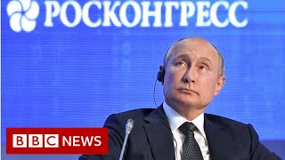 Vladimir Putin criticises Greta Thunbergs UN speech on climate change  BBC News [upl. by Neehsuan]