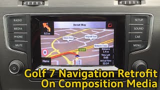 Volkswagen Golf 7 Navigation Retrofit [upl. by Lokcin719]