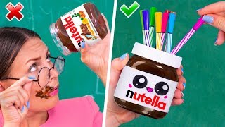 12 DIY Kawaii Schulsachen  Schul Life Hacks [upl. by Hgielsel326]