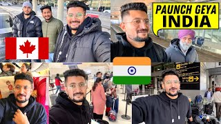 Canada🇨🇦 to India🇮🇳  Airport Vlog  Toronto to Delhi Flight Air India [upl. by Sonny]