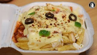 Restaurant Style Pizza Fries  Special Pizza French Fries Recipe  Kitchen With Amna [upl. by Dray]