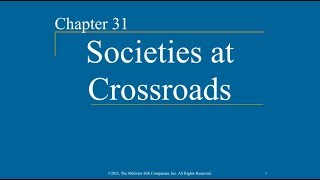 AP World History  Ch 31  Societies At Crossroads [upl. by Ailes]