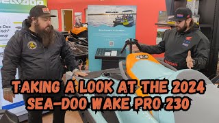 Taking a Look at a 2024 Sea Doo Wake Pro 230 [upl. by Dian53]