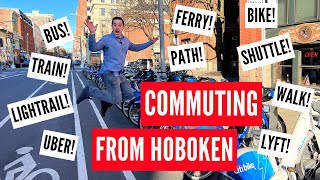 COMMUTING OPTIONS from Hoboken NJ [upl. by Enaols]