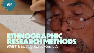 Ethnographic Research Methods  Part 1 Ethnographic Methods [upl. by Dam]