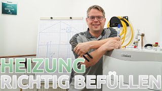 Heizung Wasser richtig nachfüllen  Haustechnik Voßwinkel [upl. by Ettezyl64]