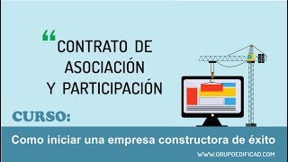 Contrato de asociación y participación [upl. by Eiramassenav]