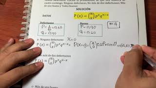 Distribución Binomial Ejercicio [upl. by Spatz]