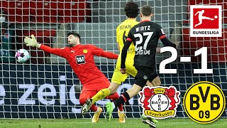 Wirtz Decides Top Match  Bayer 04 Leverkusen  Borussia Dortmund  21  Highlights  MD 17 [upl. by Elleb]