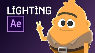 After Effects Lighting Tutorial  Easily Light your characters  Backwoods Animation Studio [upl. by Flight]