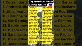 Top 50 most beautiful Filipino actress filipnaactress marianrivera [upl. by Raclima]