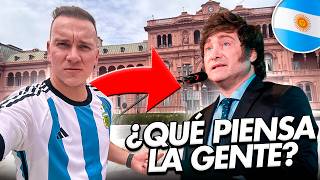 ¿Qué REALMENTE PIENSA la gente sobre JAVIER MILEI en ARGENTINA [upl. by Repip614]