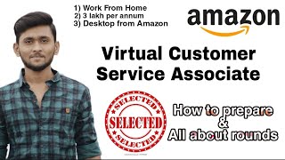 Placed in Amazon 😃 Virtual Customer Service Associate  Interview Questions amp My Experience [upl. by Octavia]