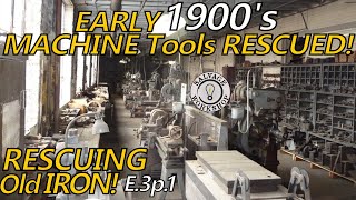 Forgotten Tool Makers Machine Shop  RESCUING OLD IRON  Episode 3 P1  Lathes amp Drill Presses [upl. by Terej364]