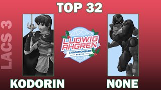 KoDoRiN Marth vs n0ne CFalcon  Top 32  LACS 3  Sidestream [upl. by Tnerual]