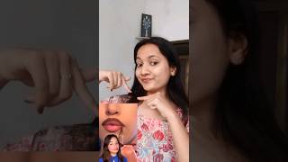 Omg celebrity style overline lips hack😮😱Lets try this hack✅ytshorts hack lipstick overline [upl. by Ainar]