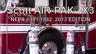 Scott Safety AirPak X3 SCBA Quick Start Video [upl. by Kelvin]