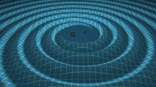 Merger of two black holes and gravitational waves [upl. by Yklam]