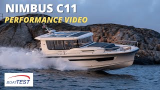 Nimbus C11 2021  Test Video by BoatTESTcom [upl. by Akcirehs]