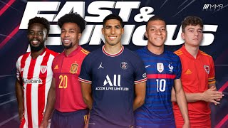 Top 10 Fastest Football Players 2021 [upl. by Ahsiner]