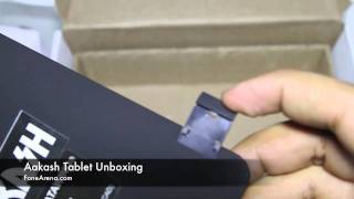 Aakash Tablet  Made in India  Unboxing [upl. by Abey665]