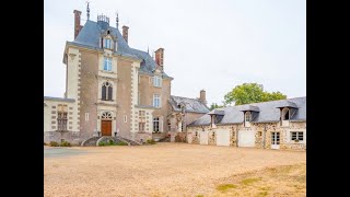 Elegant 19th C chateau for sale in the Loire near Angers [upl. by Cerellia]