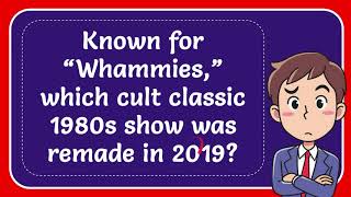 Known for “Whammies” which cult classic 1980s show was remade in 2019 Answer [upl. by Dot]