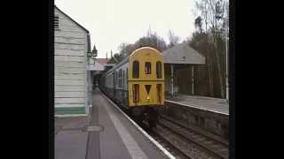 Thumper diesel meets Southern unit  Eridge station Spa Valley Rail 2415 [upl. by Neill362]