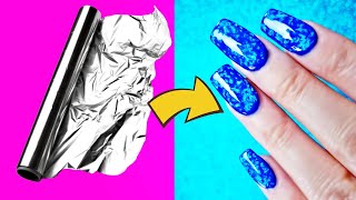 30 NAIL HACKS YOU WILL DEFINITELY LIKE  HOW TO MAKE FAKE NAILS at Home and more  5 minute crafts [upl. by Dhu]