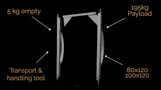 Fourche pour palette  Fork for pallets [upl. by Aydin806]